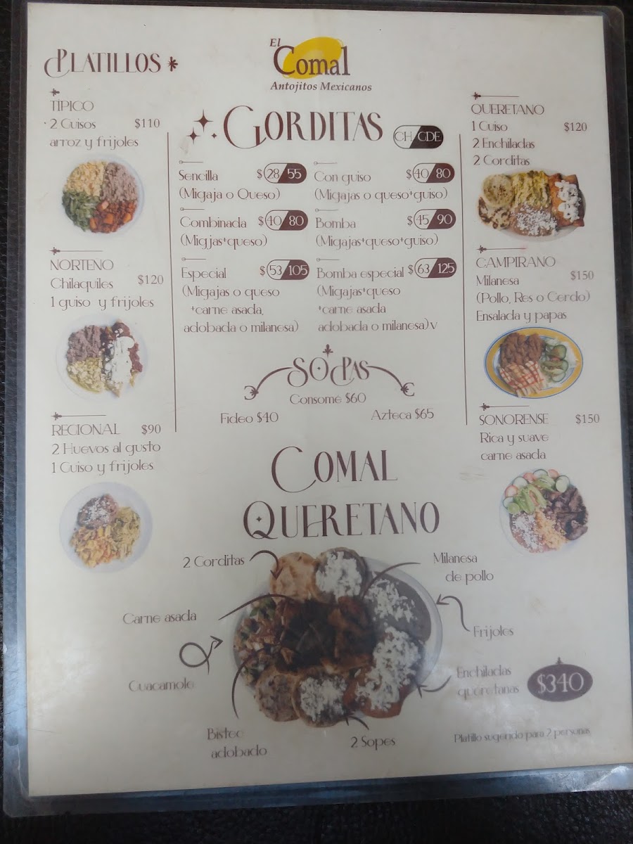 Comal antojitos mexicanos Menu - Image 4